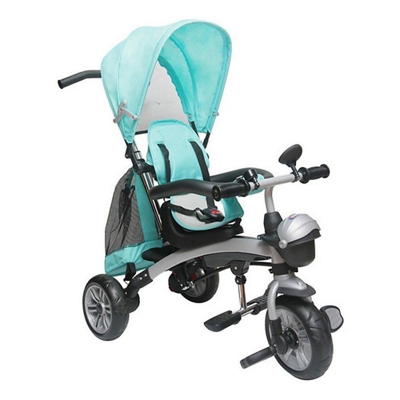 KIDSCOOL - TRICICLO COCHE 5 EN 1 LIGHT GREEN VERDE - KIDSCOOL - X3-LG.