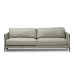 AMUV - SOFA CUERO CHABLI BEIGE 240CM