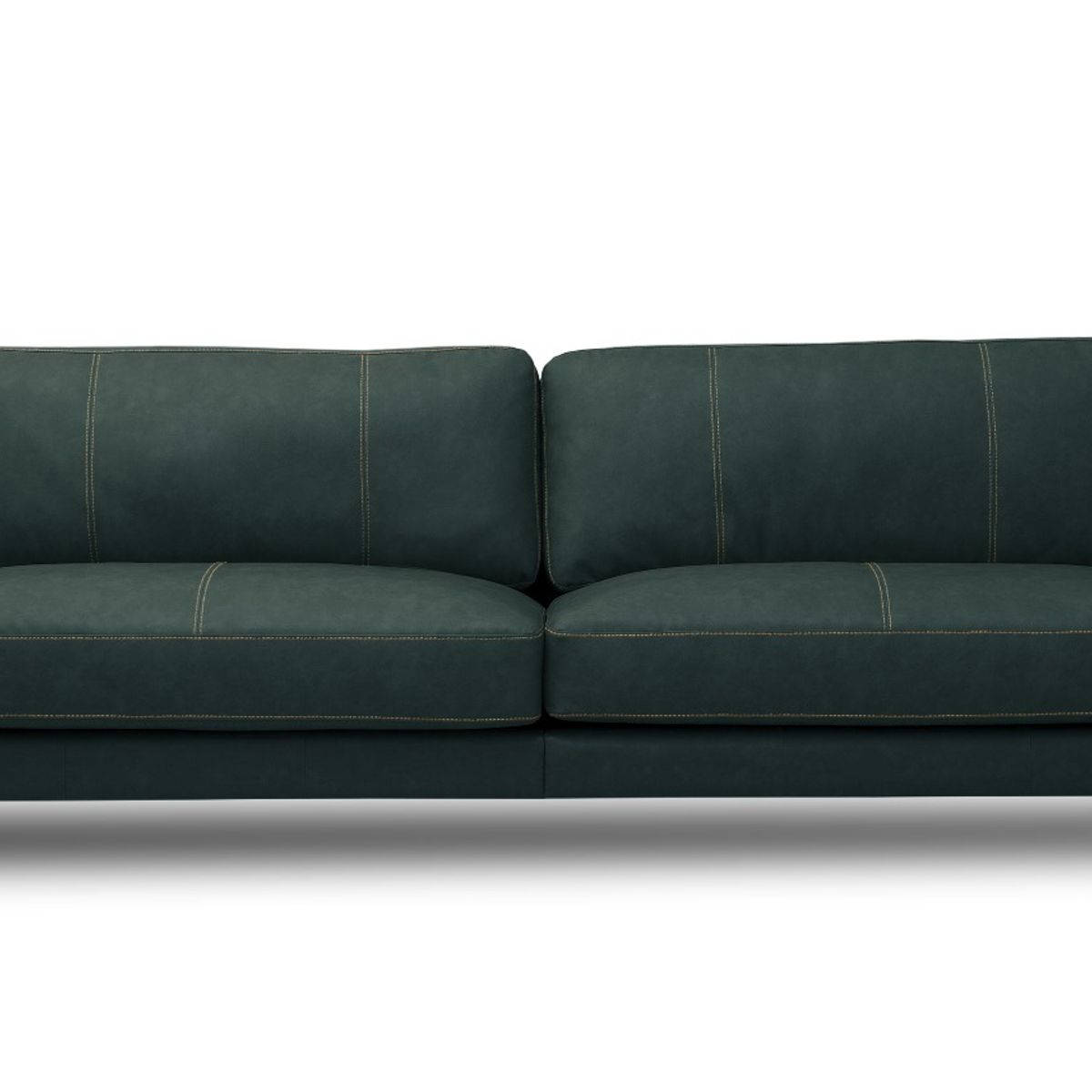 AMUV - SOFA CUERO CHABLI VERDE 240CM