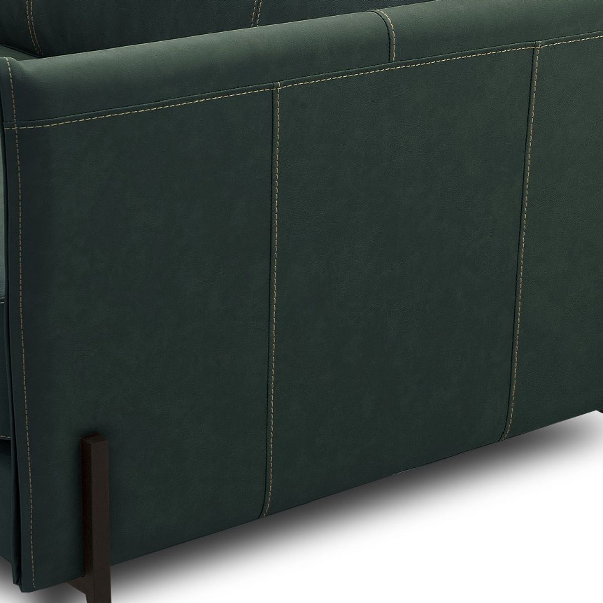 AMUV - SOFA CUERO CHABLI VERDE 240CM