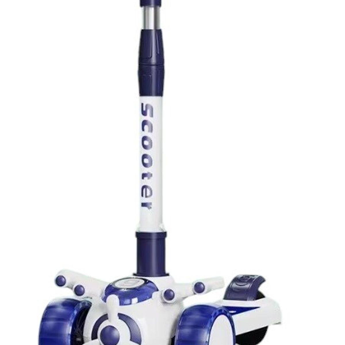 GENERICO - Monopatín Niños Avión Blanco Azul