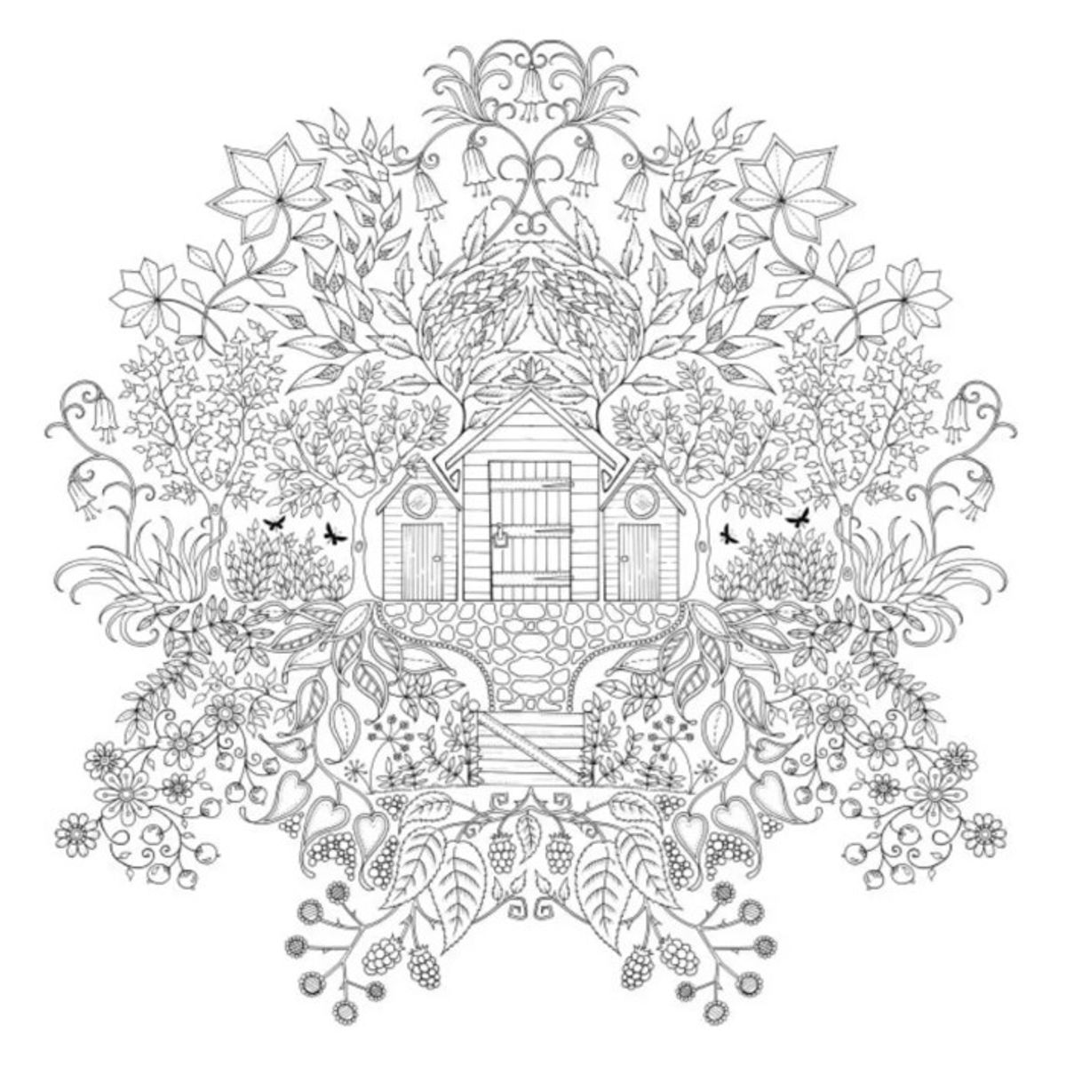 GENERICO - Libro Para Colorear Mandalas Jardin Secreto Secret Garden