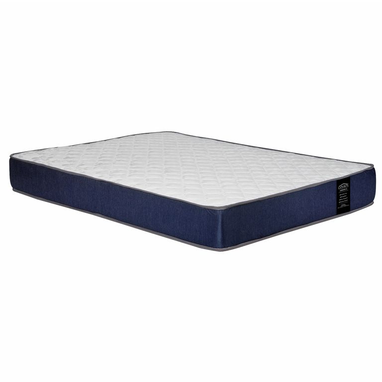 Colchon America 2 Plazas Azul 150x190x23 Cm Resorte Bonell Dual Side