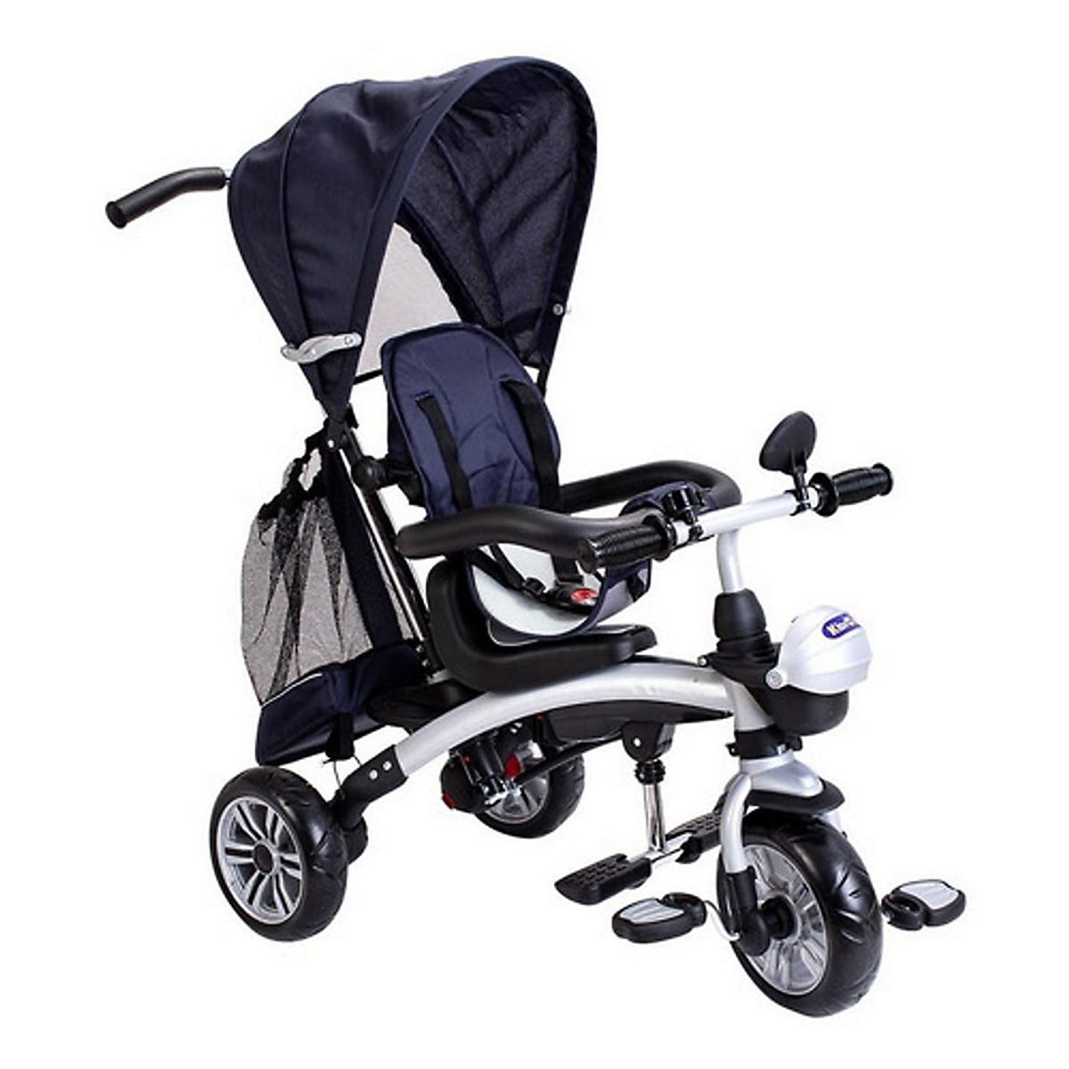 KIDSCOOL - TRICICLO COCHE 5 EN 1 LIGHT GREEN DARK BLUE - X3-DB.