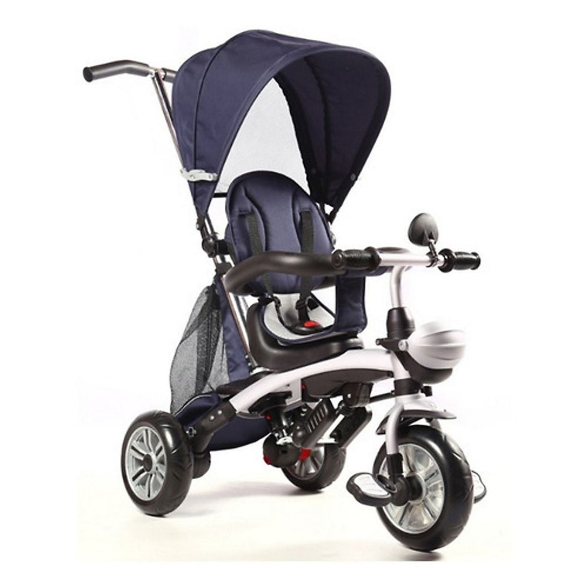 KIDSCOOL - TRICICLO COCHE 5 EN 1 LIGHT GREEN DARK BLUE - X3-DB.