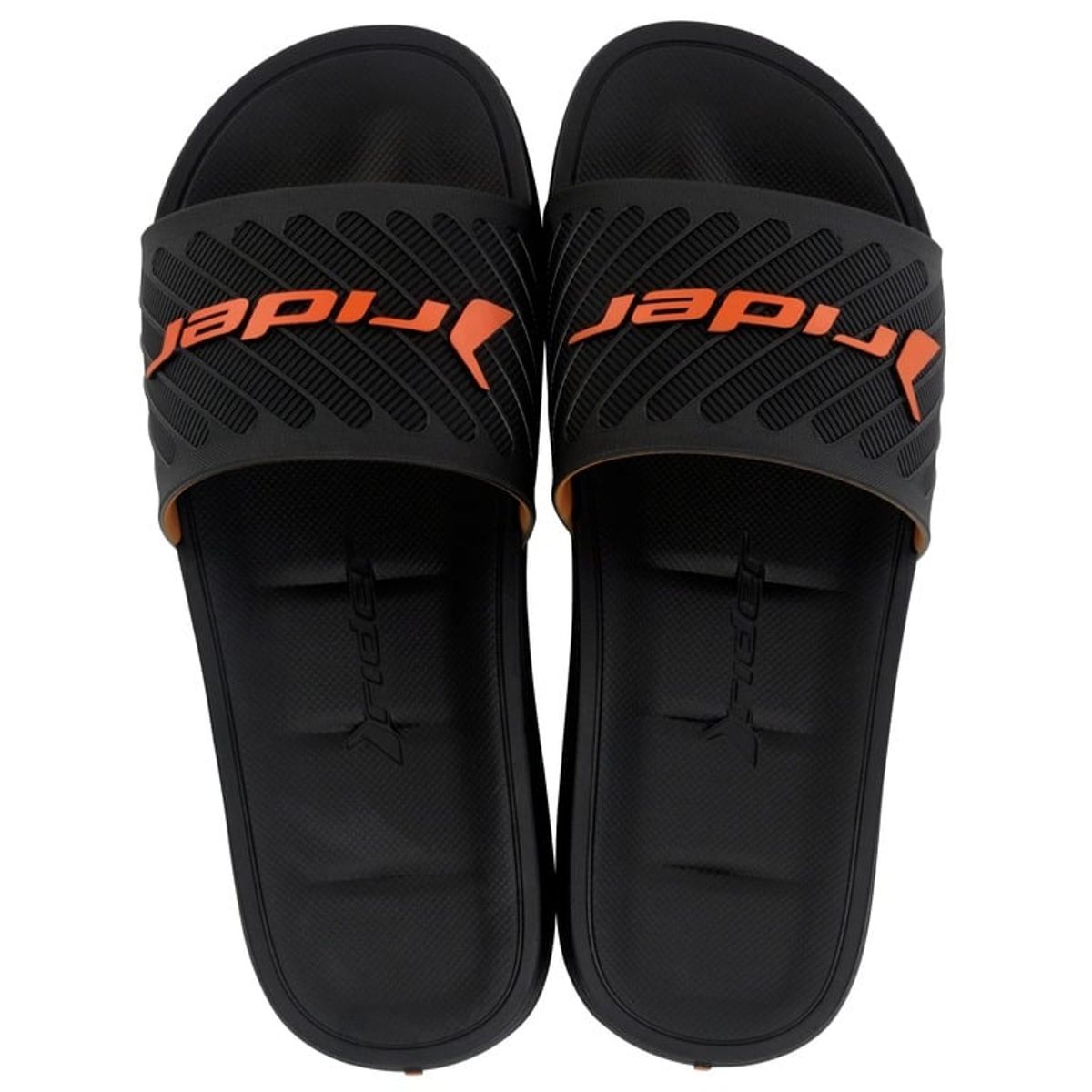 RIDER - Sandalia Hombre Negro/Naranja Free II Rider