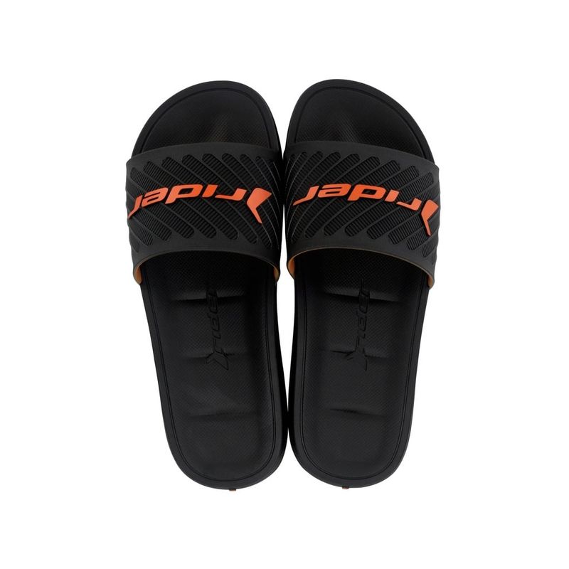 RIDER - Sandalia Hombre Negro/Naranja Free II Rider