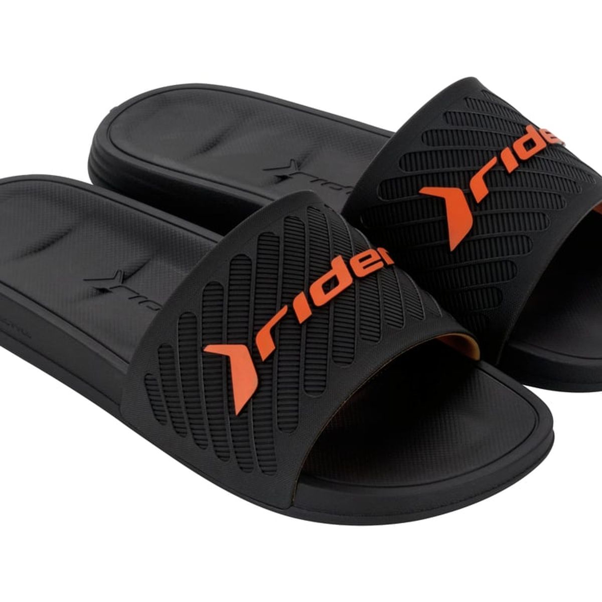 RIDER - Sandalia Hombre Negro/Naranja Free II Rider