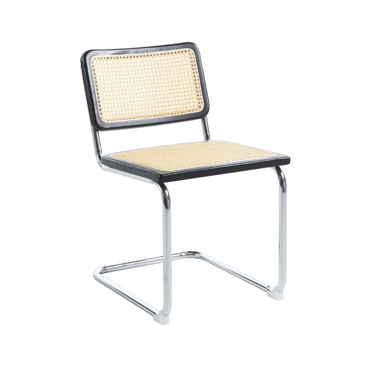 CORI CORI - Pack 2 Sillas Breuer Madera y Rattan - Madera Negra