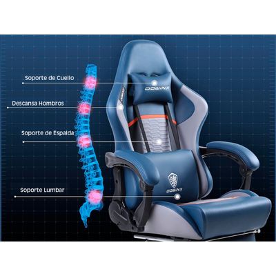 Imagen 2 del producto Silla Gamer Dowinx Modelo Ls - 6690 Con Masajeador Lumbar