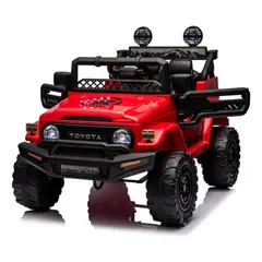 KIDSCOOL - JEEP TOYOTA A BATERÍA FJ CRUISER ROJO - BJJA2099-RJ