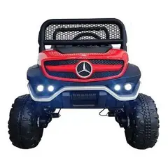 KIDSCOOL - AUTO BATERÍA MERCEDES UNIMOG 4 MOTORES ROJO - UNIMOG-RJ