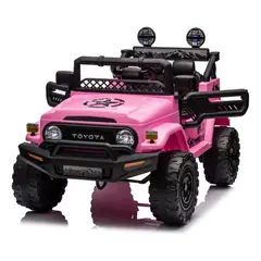 KIDSCOOL - JEEP TOYOTA A BATERÍA FJ CRUISER ROSA - BJJA2099-RS