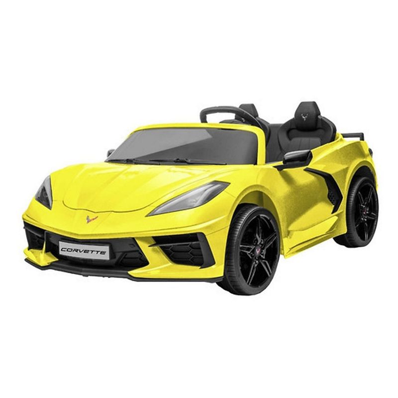 KIDSCOOL - AUTO A BATERIA CORVETTE 12V AMARILLO - 8070490R-AMA