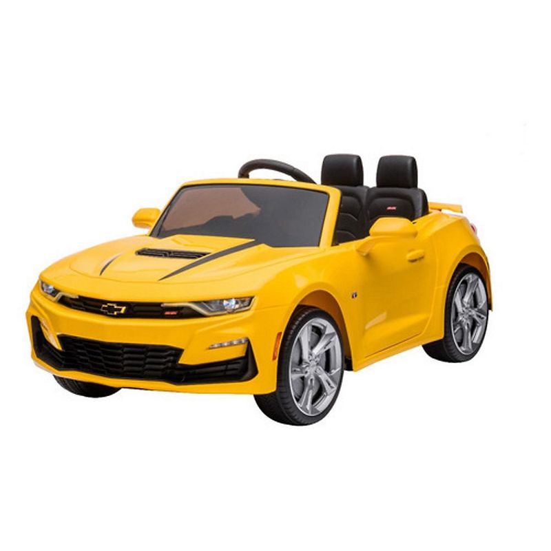 KIDSCOOL - AUTO A BATERÍA CHEVROLET CAMARO 2SS - LICENCIA AMARILLO