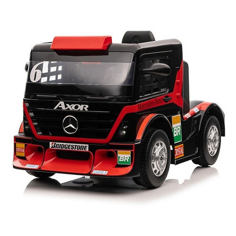 KIDSCOOL - CAMIÓN A BATERIA MERCEDES AXOR 12V ROJO - 8610035-2BR-RJ