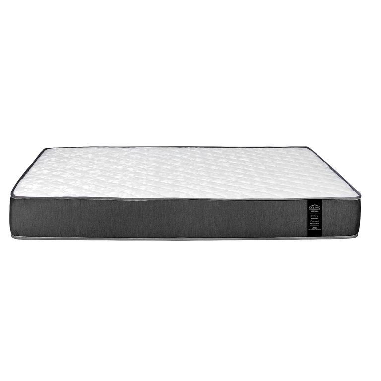 Colchon America 1.5 Plazas Gris 105x190x23 Cm Resorte Bonell Dual Side