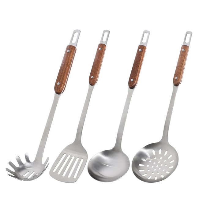 ARTHOME - Set 4 Utensilios de Cocina Arthome Acero Inoxidable COC10