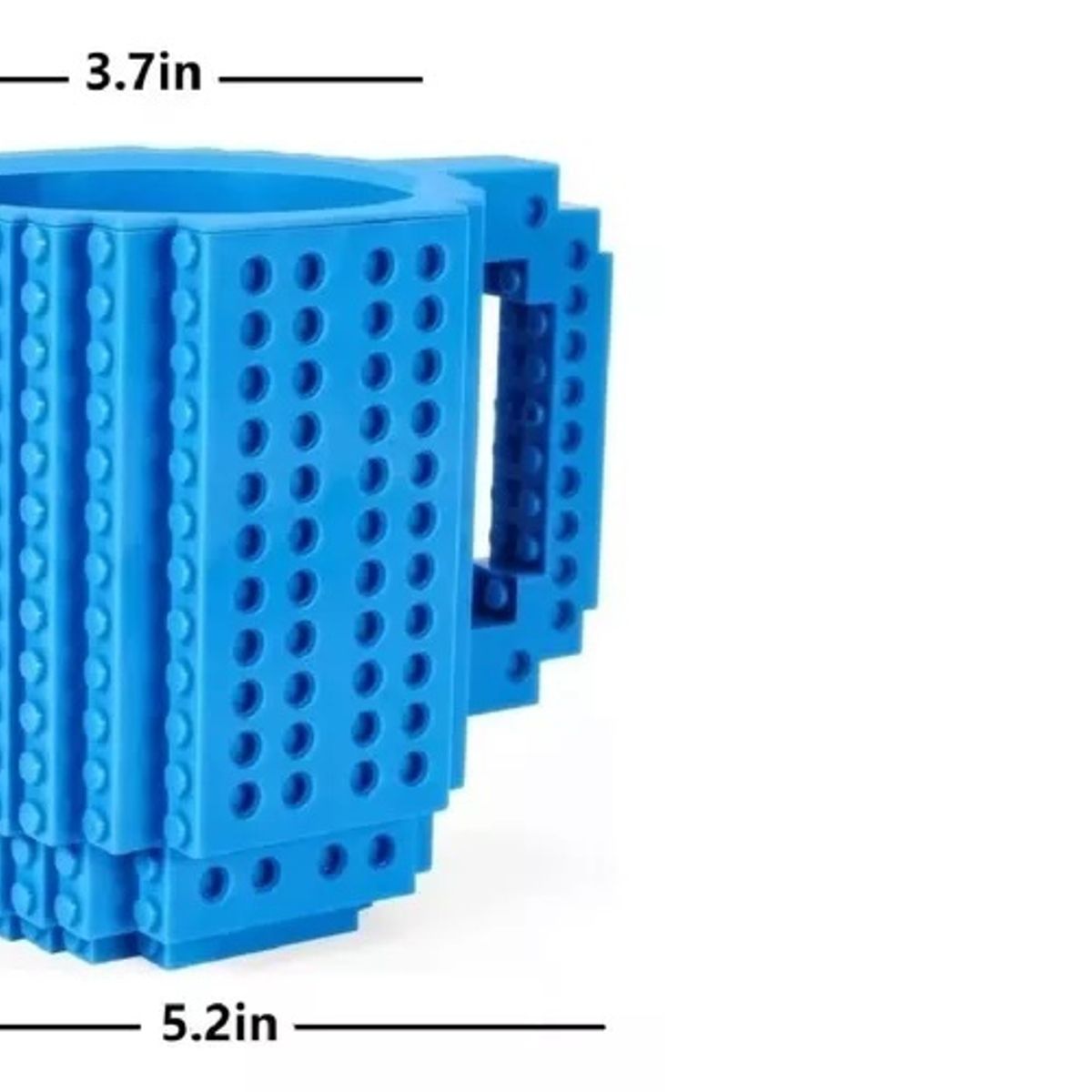 GENERICO - Tazón Mug Para Jugar Con Tus Lego Blocks Taza Brick Colores