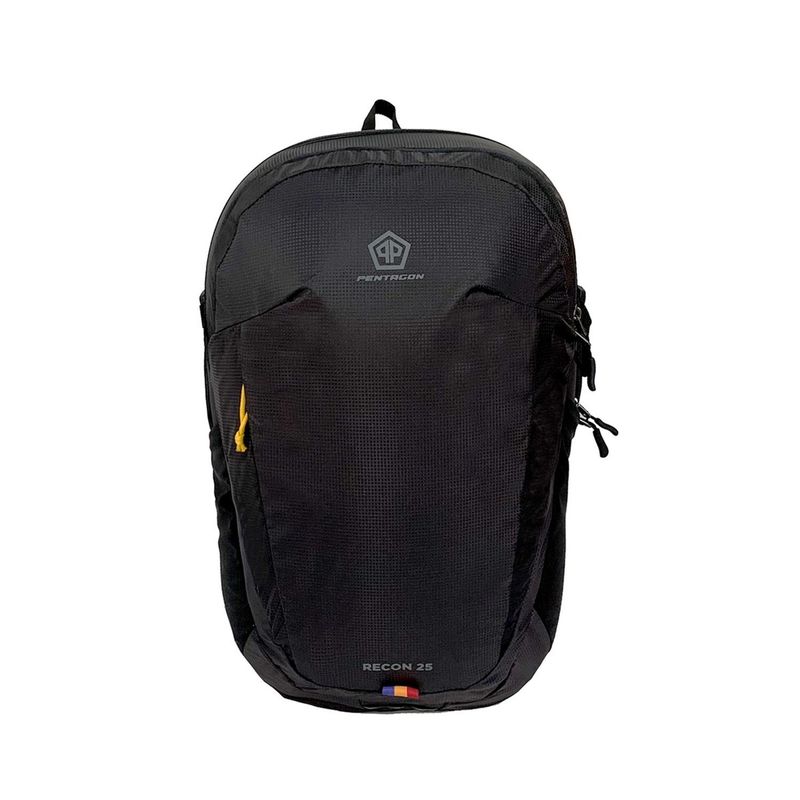 PENTAGON - Mochila Trekking Outdoor Camping Pentagon 25 lt Impermeable - Negro