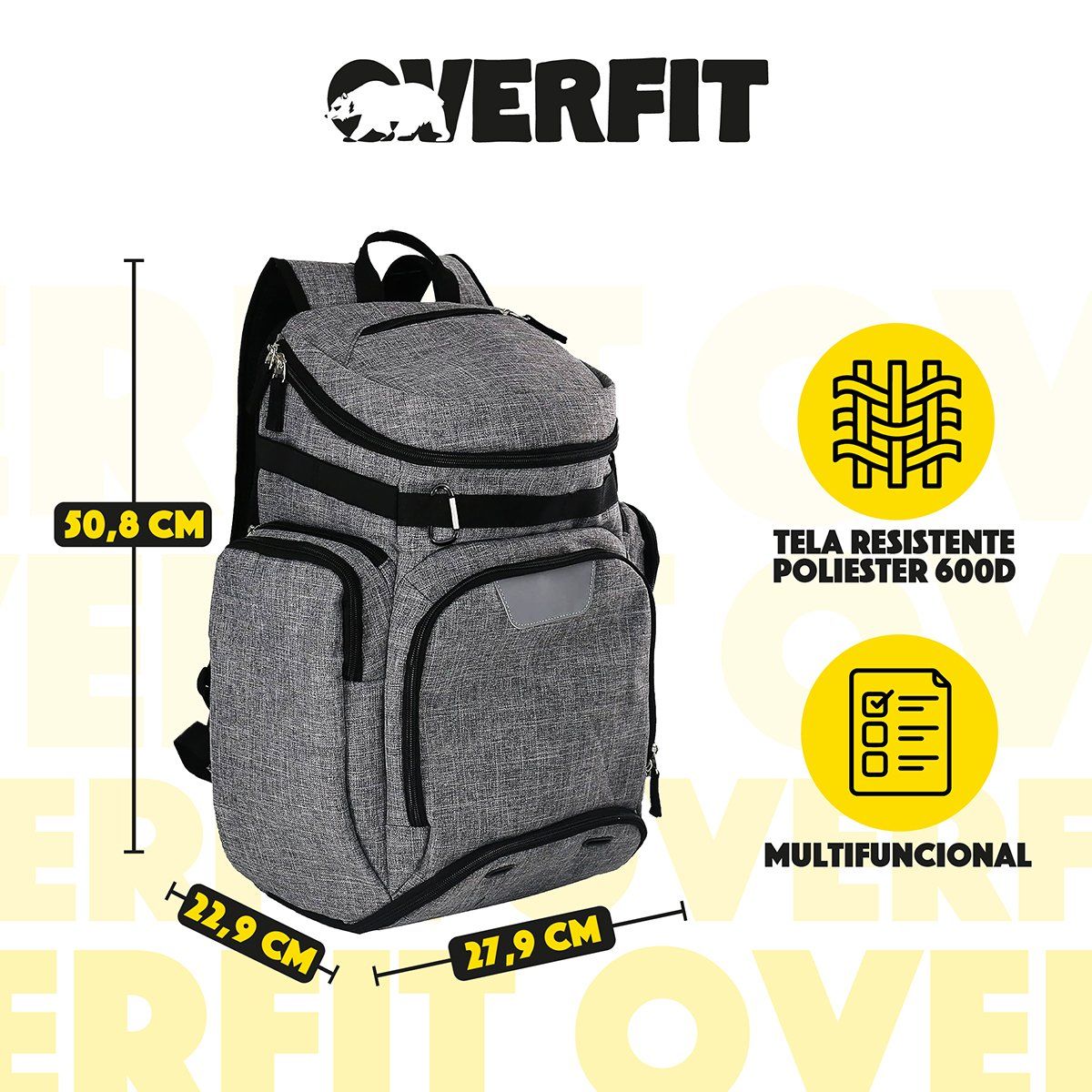 OVERFIT - Mochila Deportiva Basketball Edition By Overfit