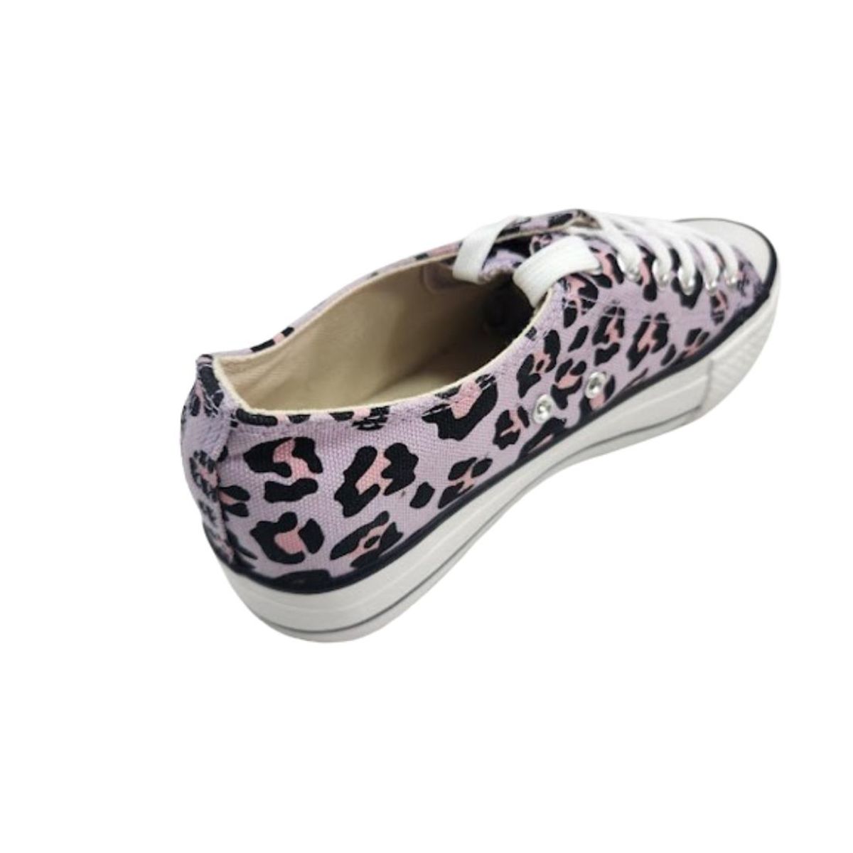 VINNYS OUTLET - Zapatilla Lona Morado Mujer