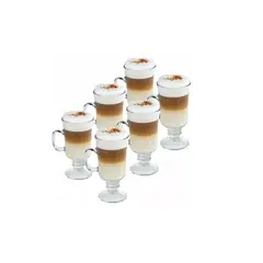 GENERICO - Taza De Vidrio Cafe Espresso 245ml Set De 6 Unidades