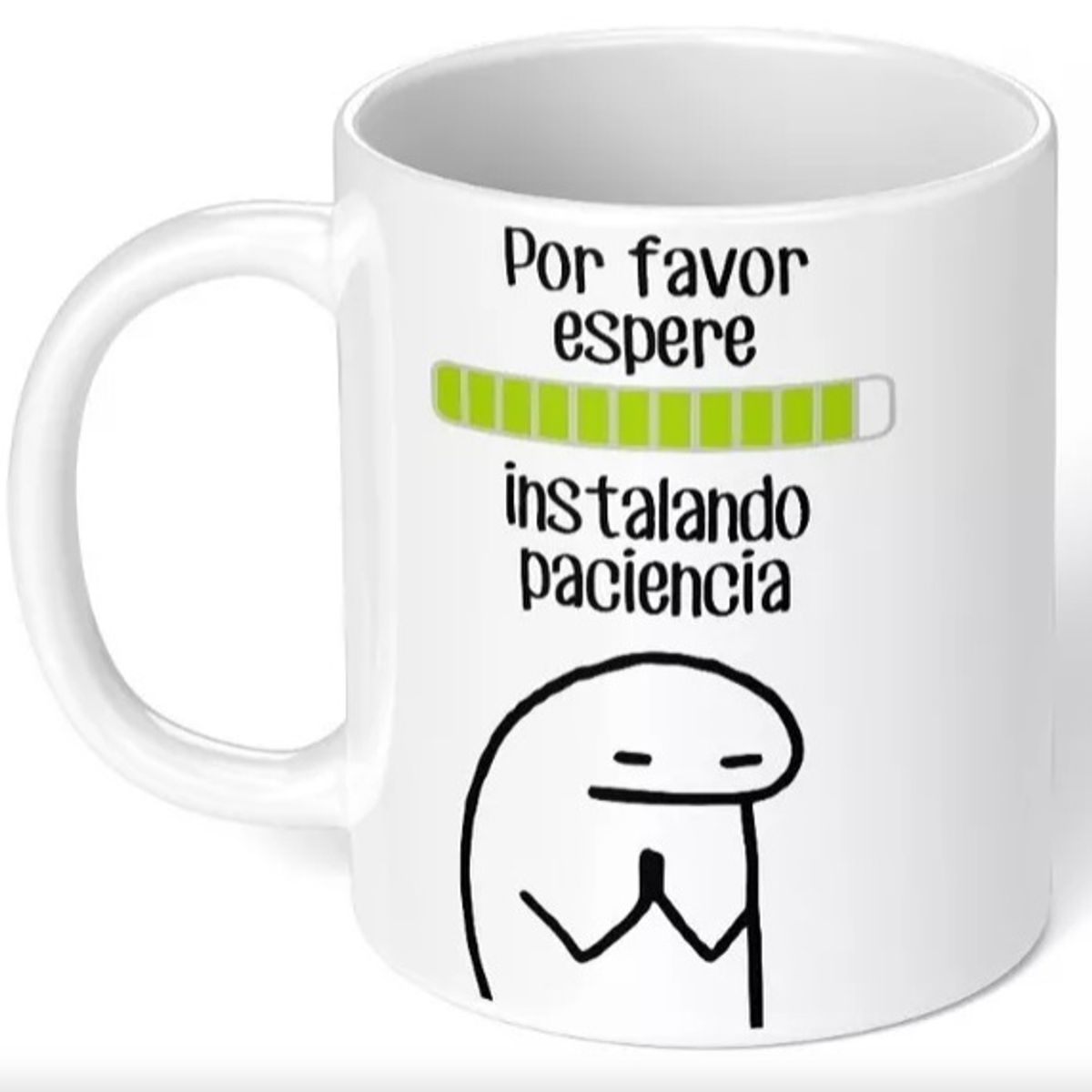 CREANGO - Taza Meme Flork - Instalando Paciencia