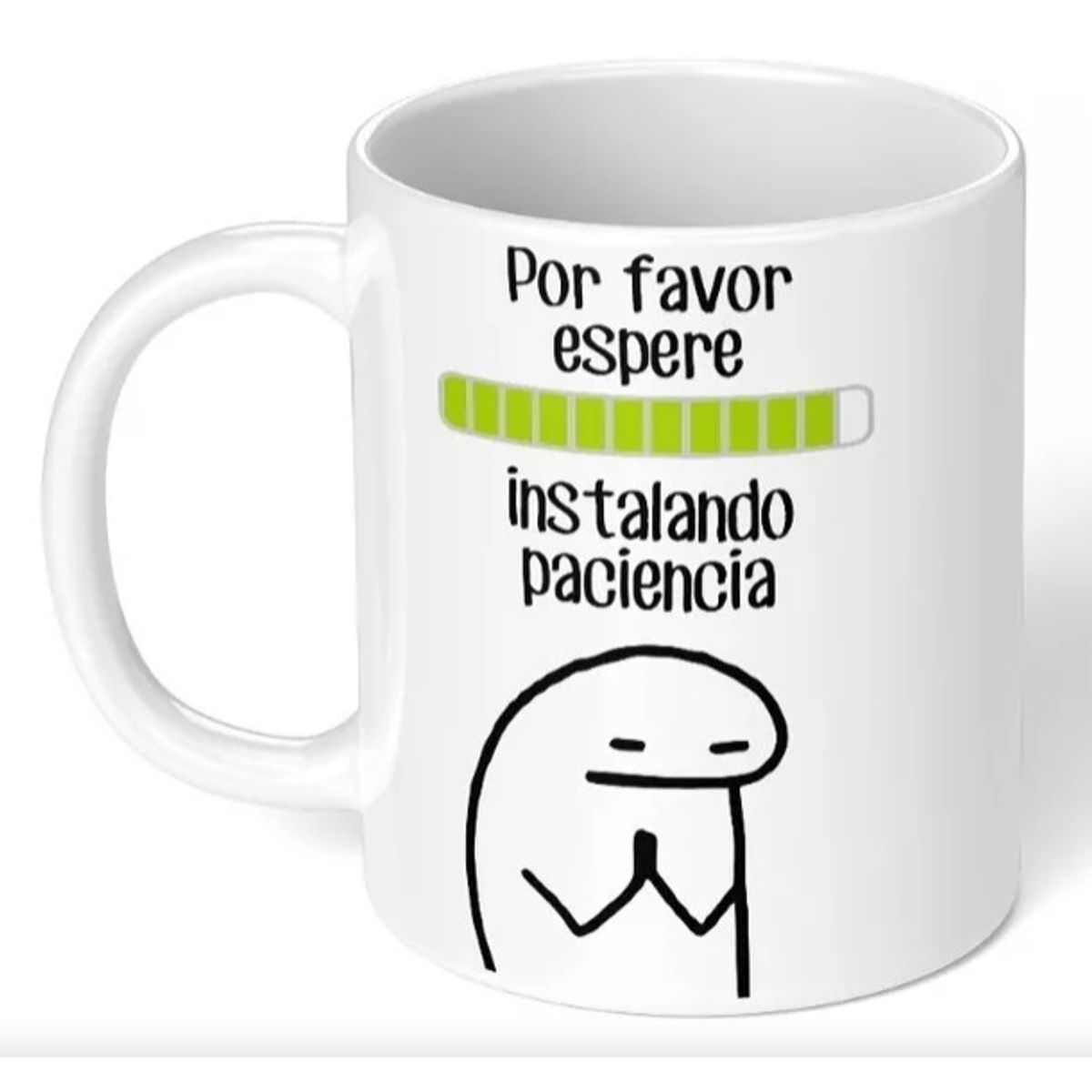 CREANGO - Taza Meme Flork - Instalando Paciencia