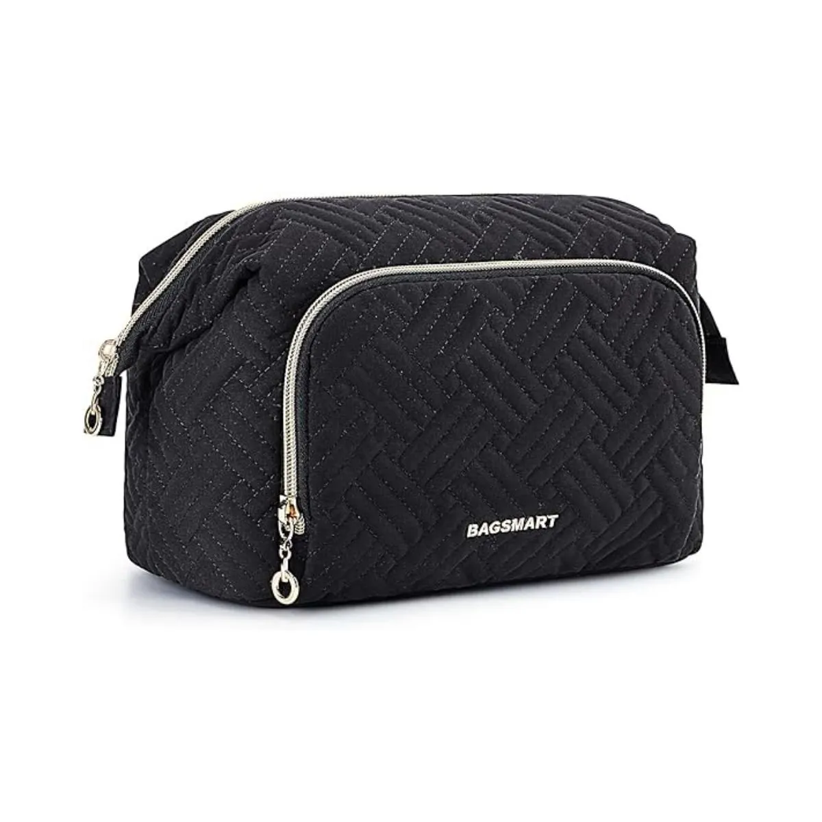 BAGSMART - Bagsmart Cosmetiquero Tejido de Viaje Negro