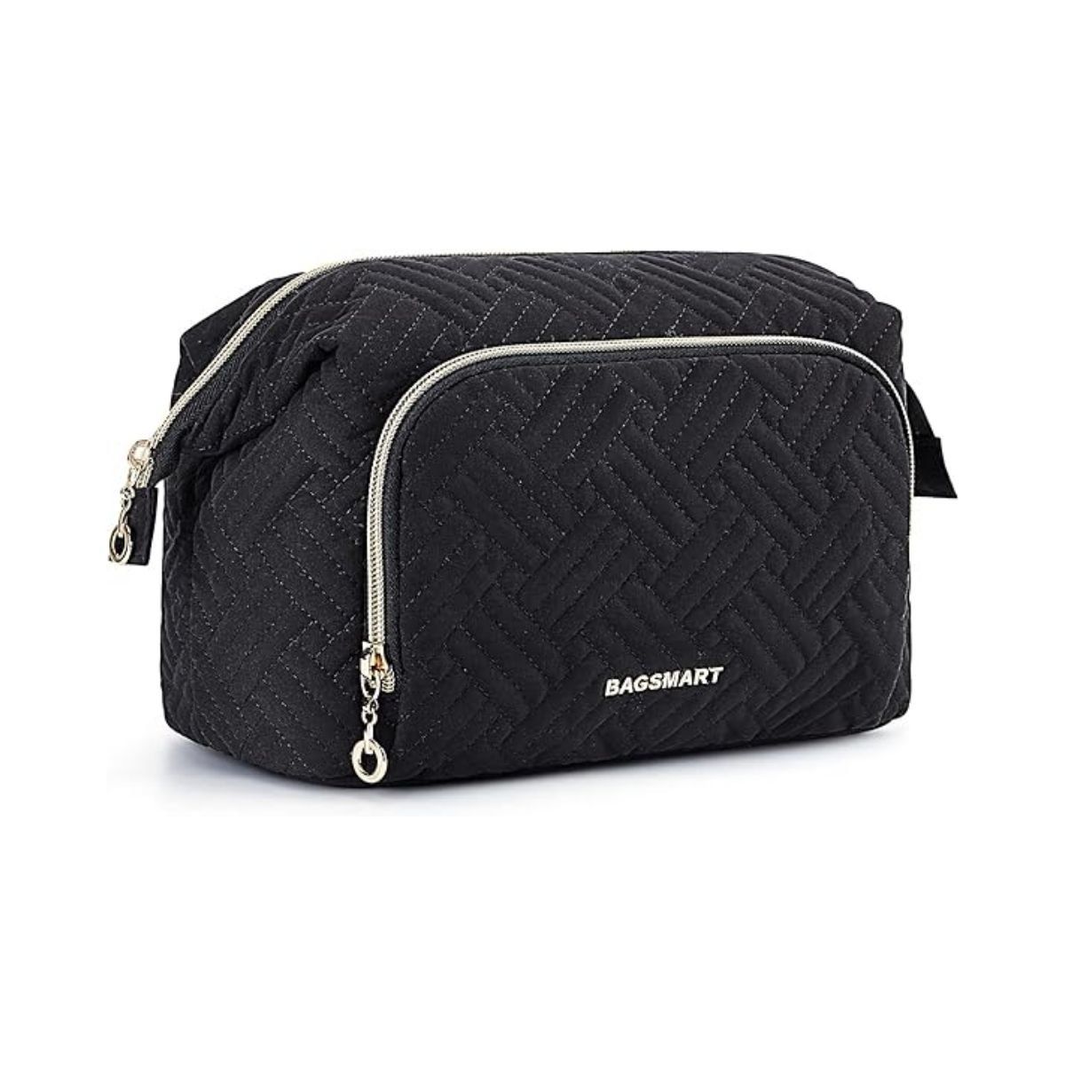 BAGSMART - Bagsmart Cosmetiquero Tejido de Viaje Negro
