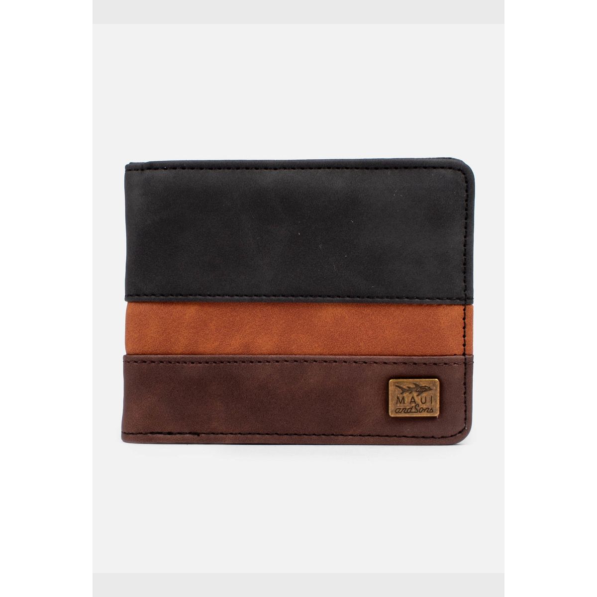 MAUI AND SONS - Billetera Gentili  Negro Hombre Maui And Sons