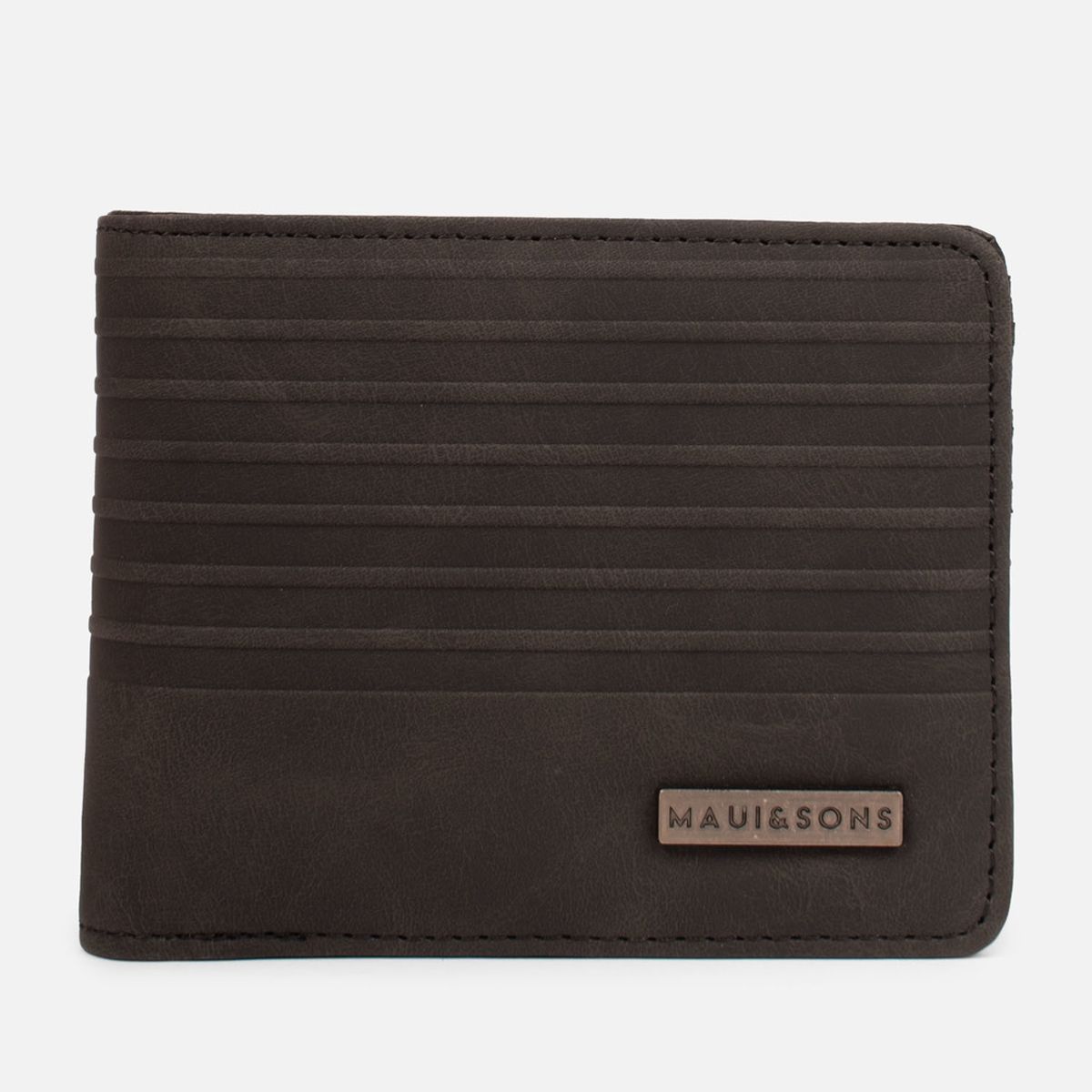 MAUI AND SONS - Billetera Lines  Negro Hombre Maui And Sons