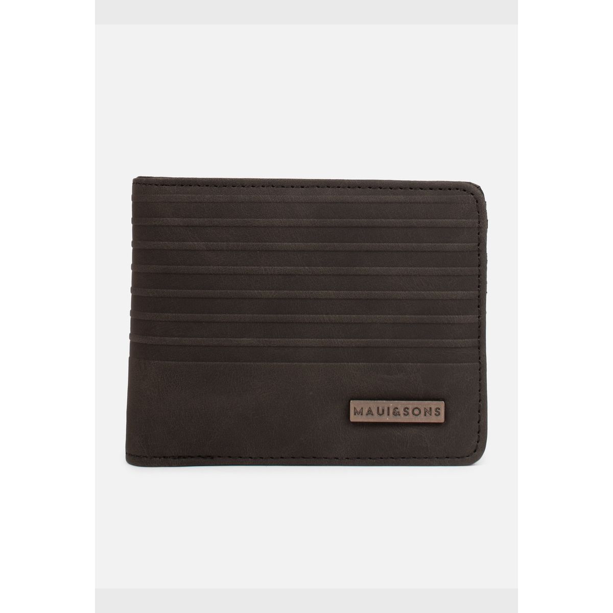 MAUI AND SONS - Billetera Lines  Negro Hombre Maui And Sons