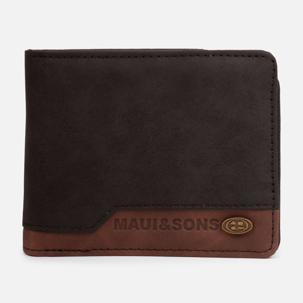 MAUI AND SONS - Billetera retro  Negro Hombre Maui And Sons