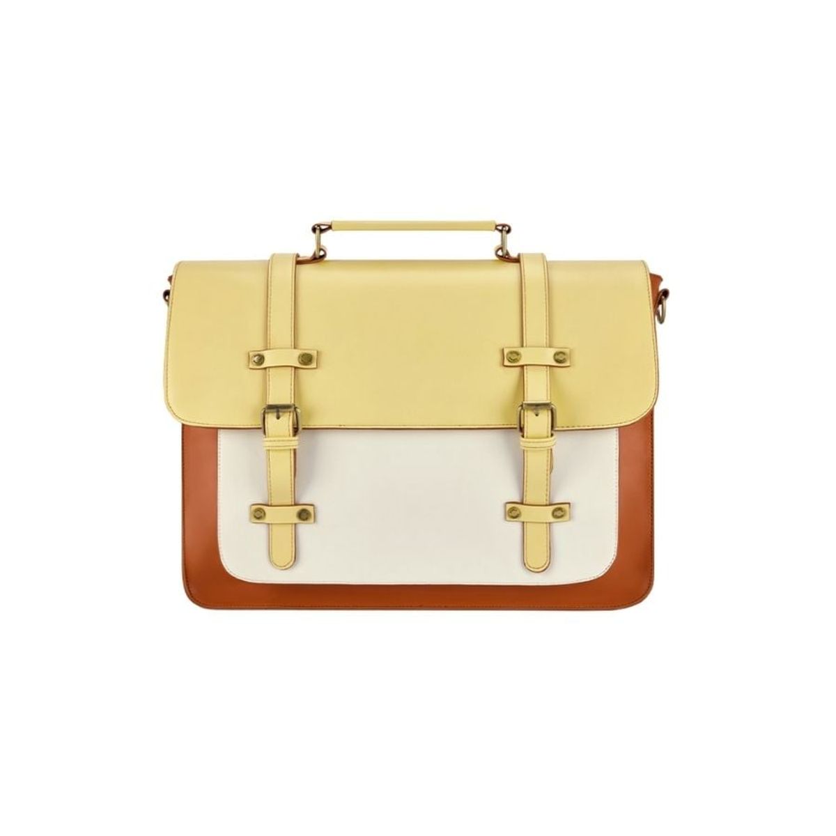 ECOSUSI - Ecosusi Mochila y Maletín Vintage Sombre Notebook 15.6 pulg - Amarillo
