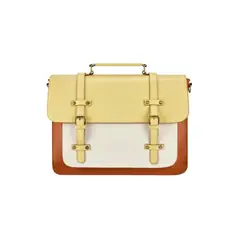 ECOSUSI - Mochila y Maletín Vintage Sombre Notebook 15.6 pulg - Amarillo