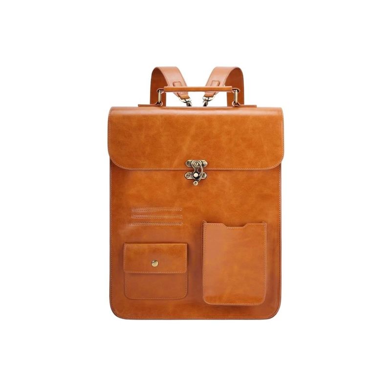 ECOSUSI - Ecosusi Mochila DUSK para laptop 156” - Naranja