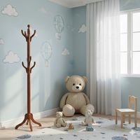 Perchero de madera 2x2