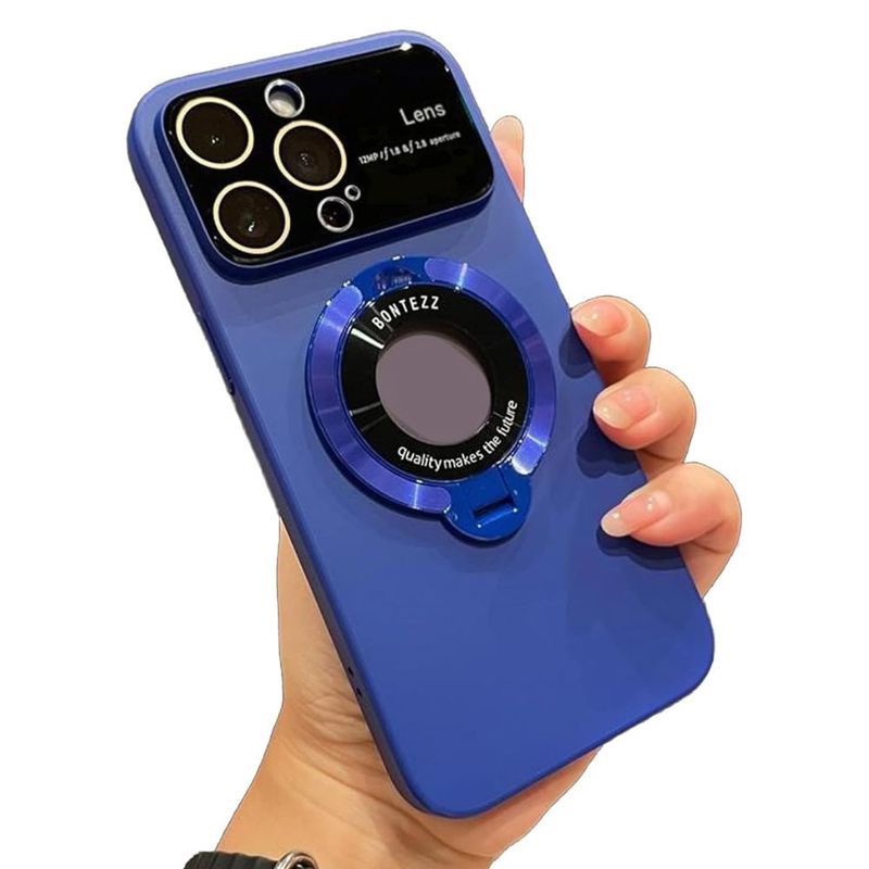 GENERICO - Funda Wide Lens con soporte y correa para iPhone 12 Pro Max - Blue