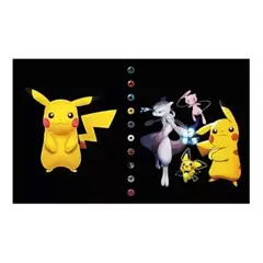 IDS - Álbum Para Cartas Pokémon 240 Unidades Pikachu Y Mewtwo