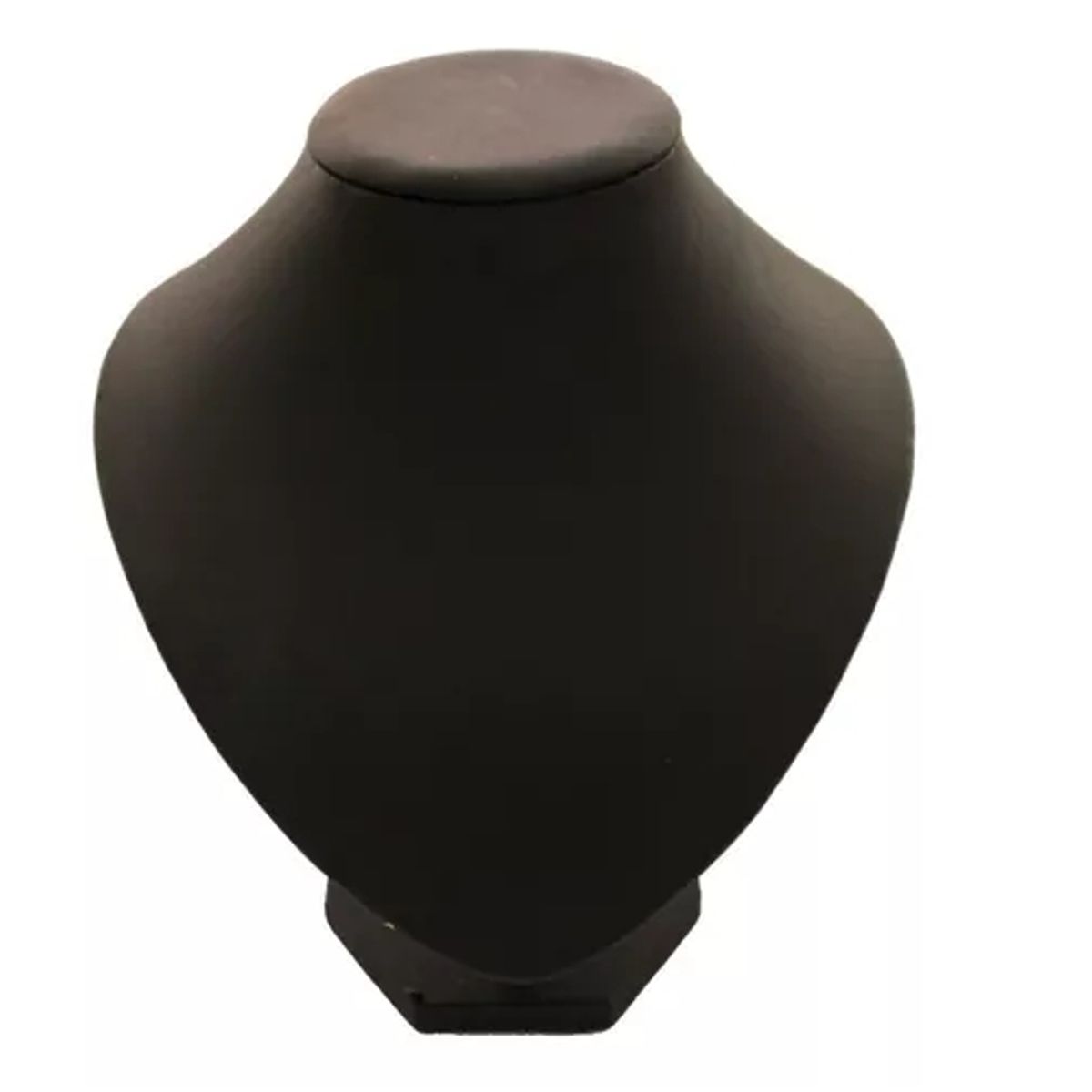 ALEMDALINDA - Exhibidor Collar Cuello Redondo Grande Cuerina Negro