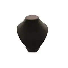 ALEMDALINDA - Exhibidor Collar Cuello Redondo Grande Cuerina Negro