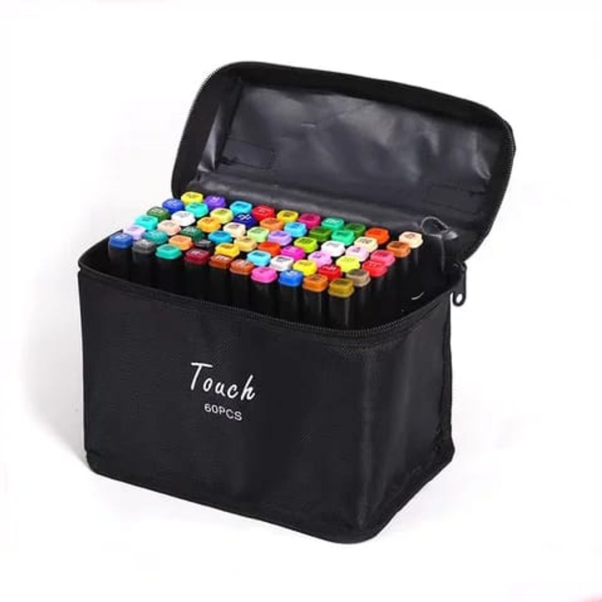 GENERICO - Set De Marcadores 60 Piezas Color Doble Punta Fina Y Gruesa