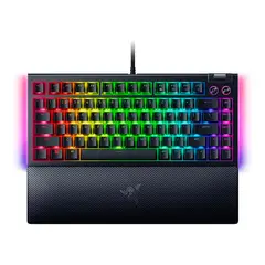 RAZER - Teclado Blackwidow V4 75% Black Ingles SW Naranjo RGB