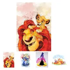 GENERAC - Kit De Bordado Pintura Diamante 5d Por Número Disney 40x30cm