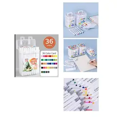 GENERICO - Marcadores 36 Lápices Colores Tipo Touchfive Doble Punta