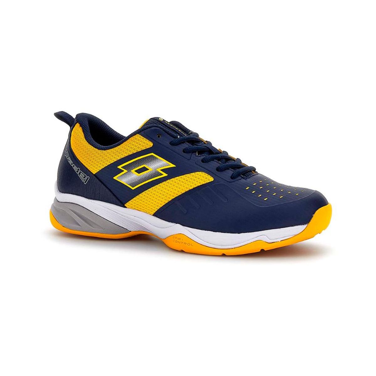 LOTTO - Zapatilla Padel Hombre Lotto - Superrapida 400 VI Azul Amarillo LOTTO