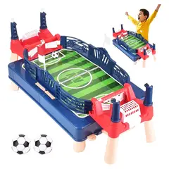 GENERICO - Juego Mesa Futbol Cancha Portatil Balon Niños Lonchera Taca