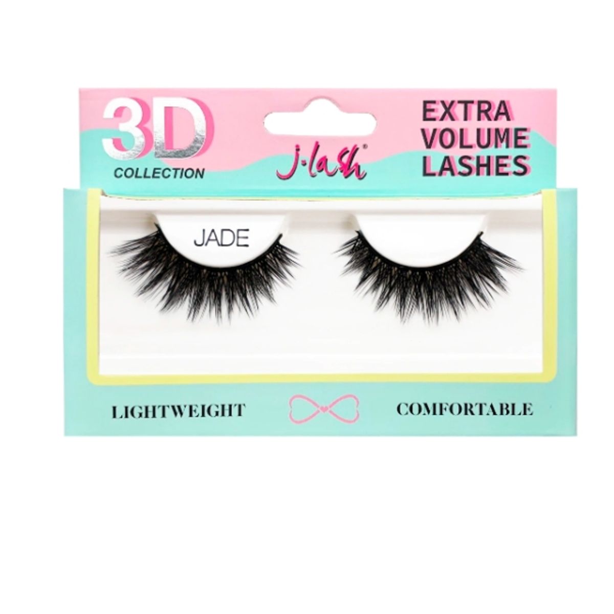 GENERICO - PAR PESTAÑAS POSTIZAS JADE 3D COLLECTION  JLASH